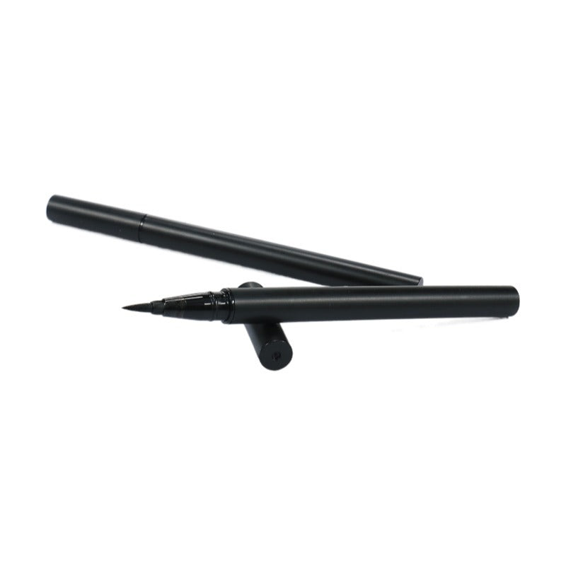 Black liquid eyeliner - capped and uncapped product views - one pen included