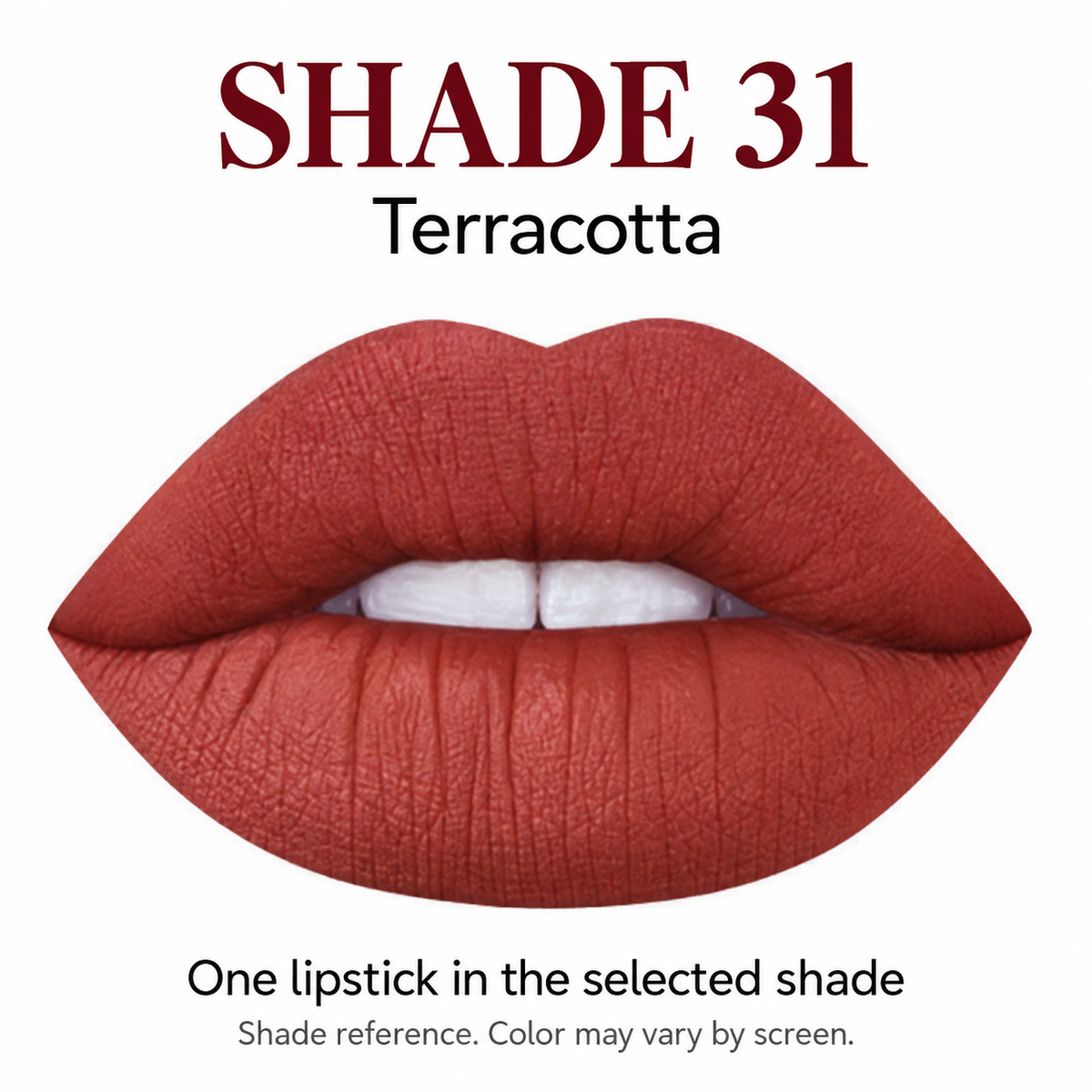 Liquid lipstick - shade 31 - one lipstick in the selected shade