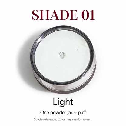 Loose setting powder - shade 01 - one jar and puff